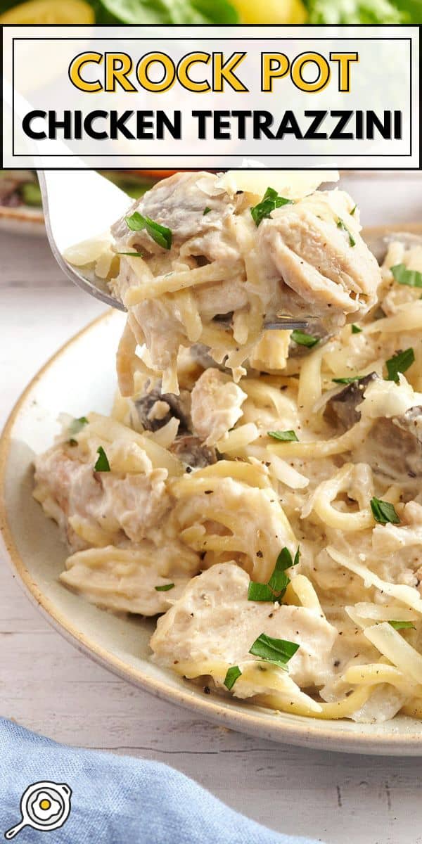 Imagen de pin de tetrazzini de pollo de olla de barro