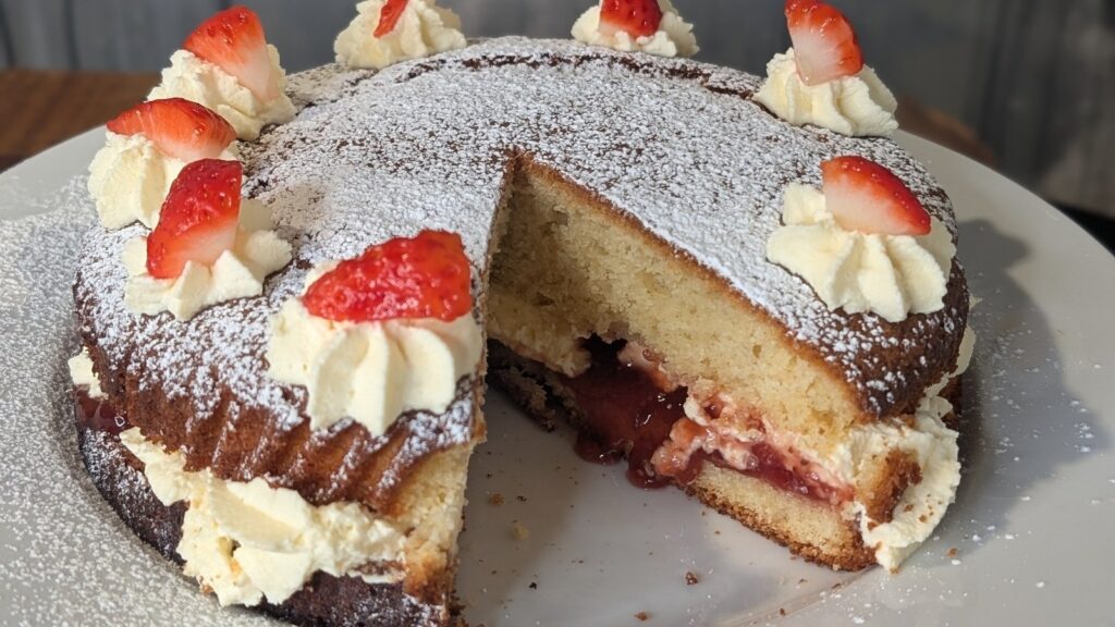 Cake de esponja clásica de Sarah Butler: hoy