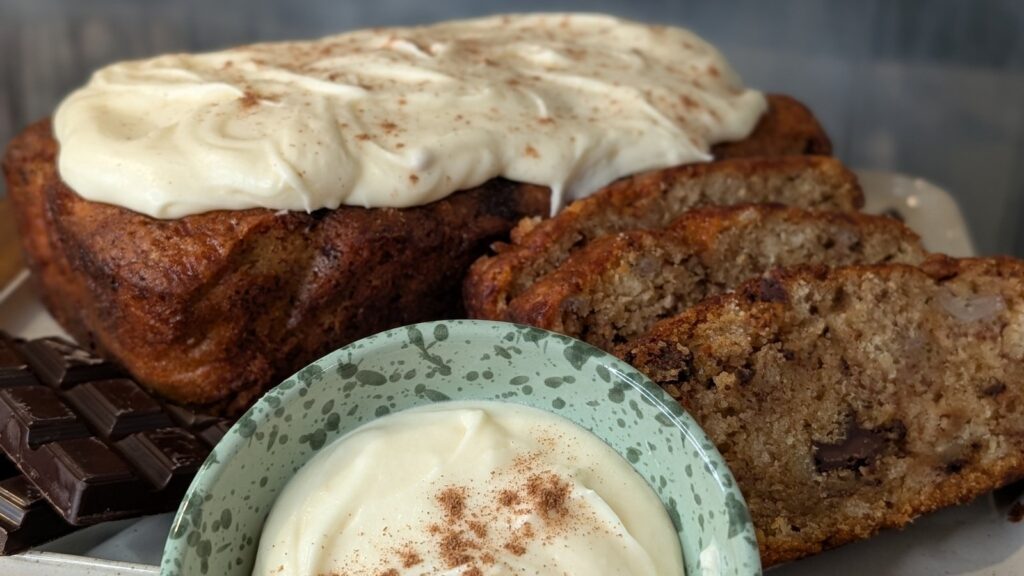 Pan de plátano con chispas de chocolate y miso de Aisling Larkin: hoy