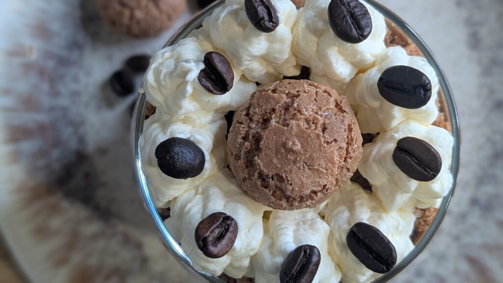 Panna cotta al caffè & amaretti de Max Bagliani: hoy
