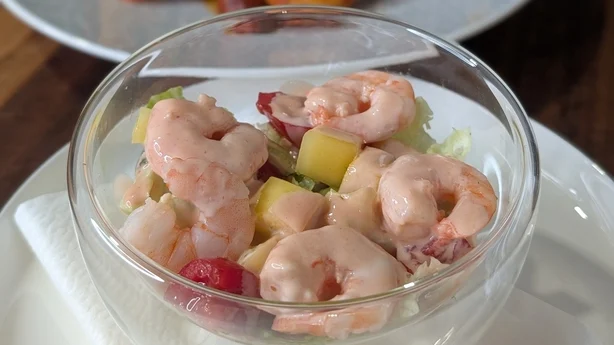 Cóctel de gambas de Neven Maguire