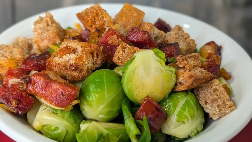 Chorizo ​​de Kevin Dundon, coles de Bruselas