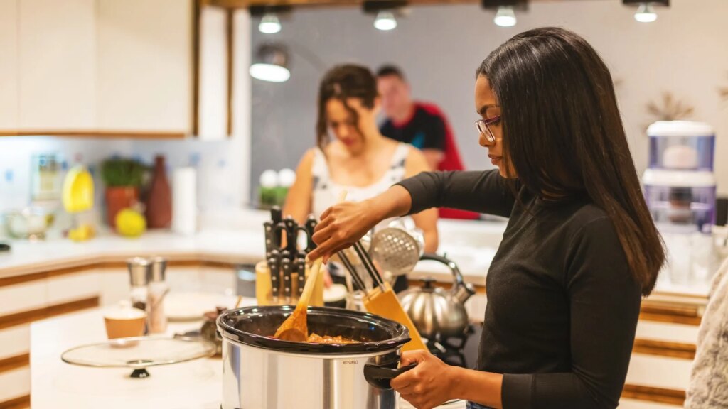 Boloñesa de lentejas en olla de cocción lenta de Caitriona Redmond