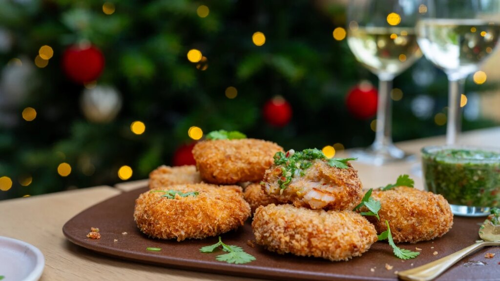 La Navidad asiática de Eva Pau: croquetas de cangrejo al estilo tailandés