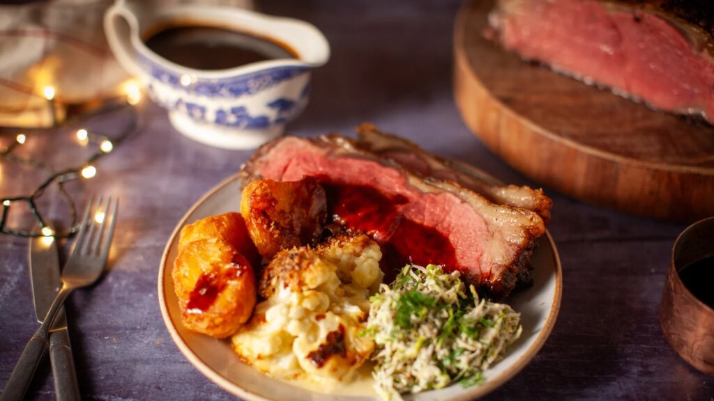 Navidad con Mark Moriarty: lomo de ternera asado lentamente con salsa de ternera casera