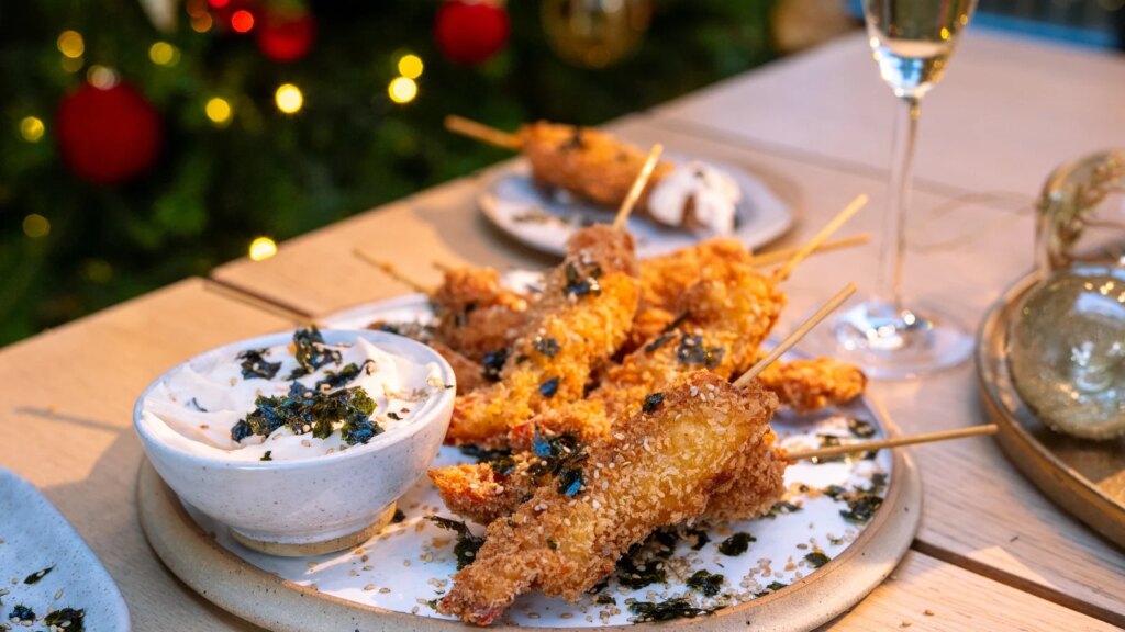 La Navidad asiática de Eva Pau: Gambas al panko con mayonesa de yuzu