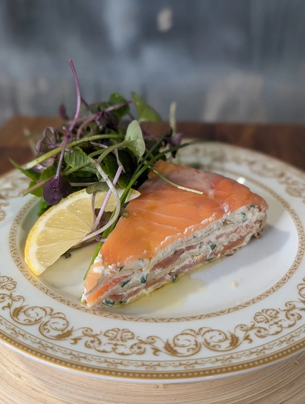 gaeau de salmón ahumado