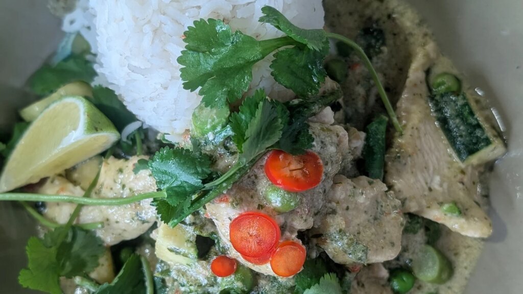 Curry verde tailandés de Trisha: hoy