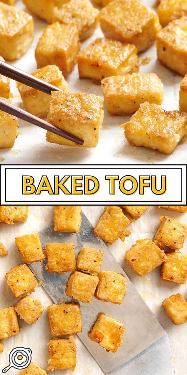imagen de pin de tofu al horno