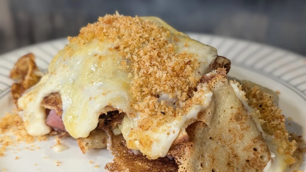 Tortitas al estilo Croque Monsieur de Mags: hoy