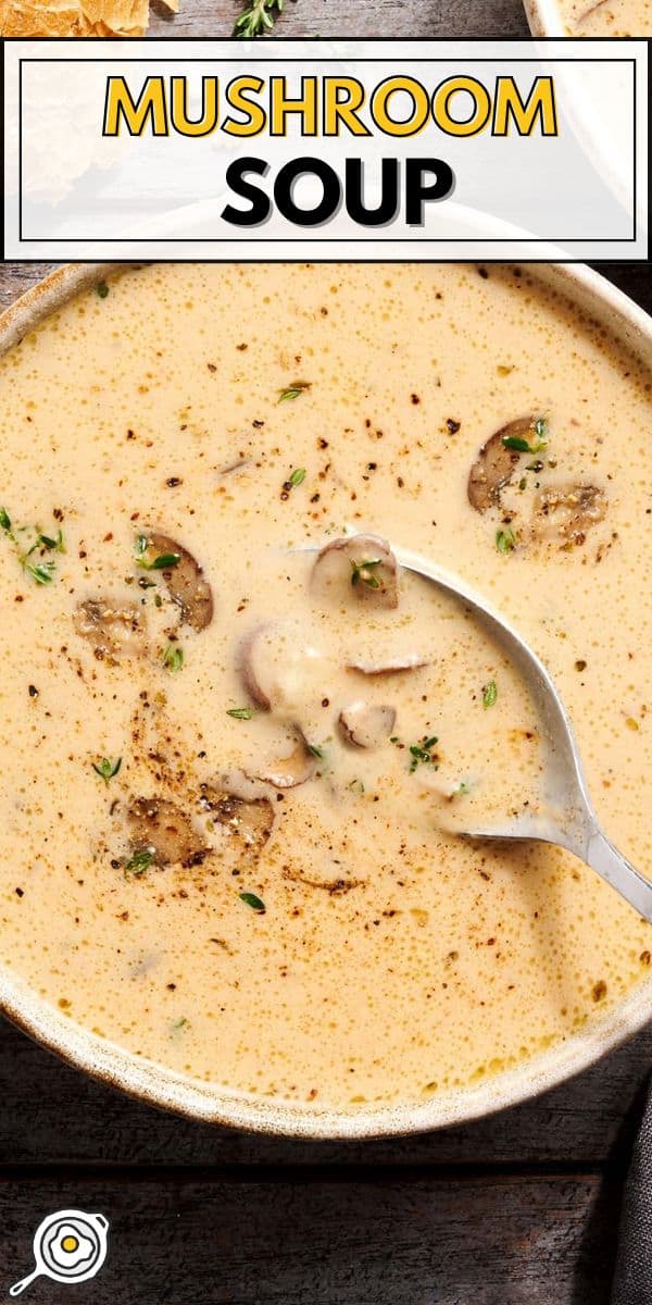 imagen de pin de sopa de champiñones