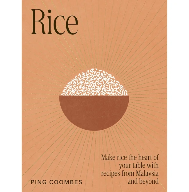 La portada de un libro de cocina titulado 'Arroz' del chef Ping Coombes