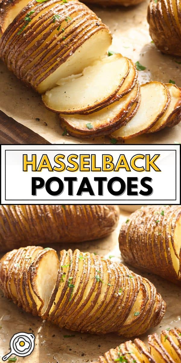 imagen de pin de patatas hasselback