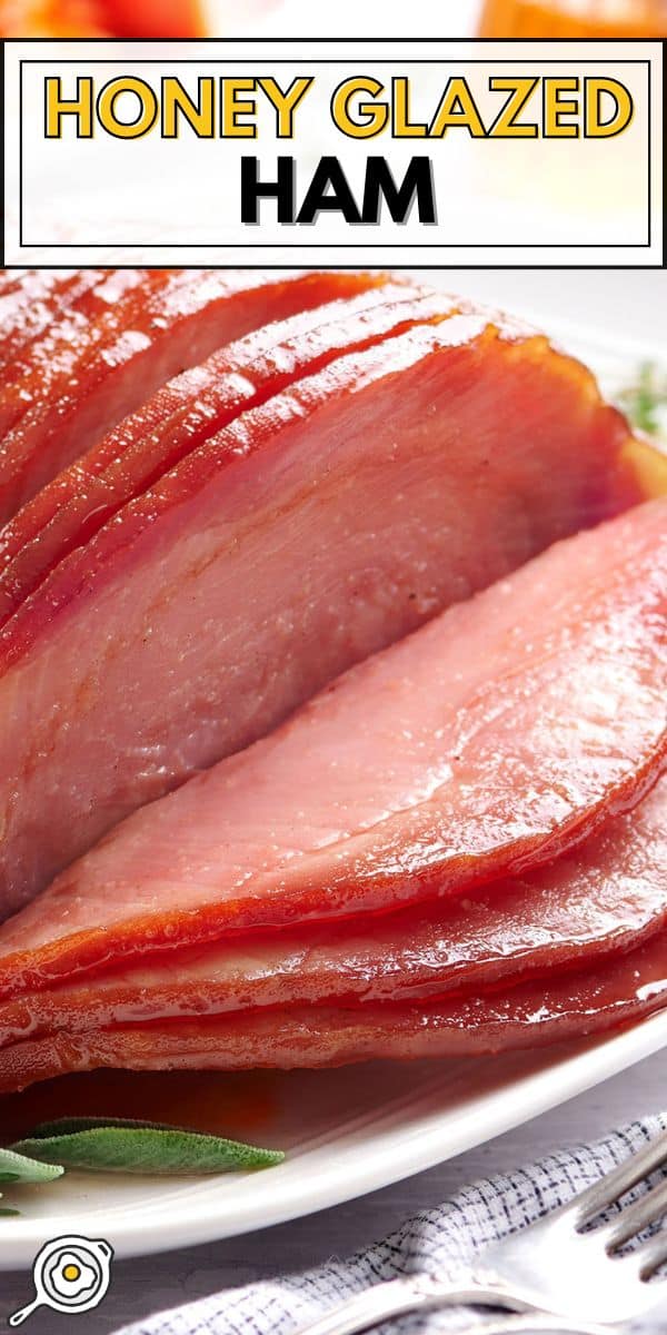 Imagen de alfiler de jamón glaseado con miel