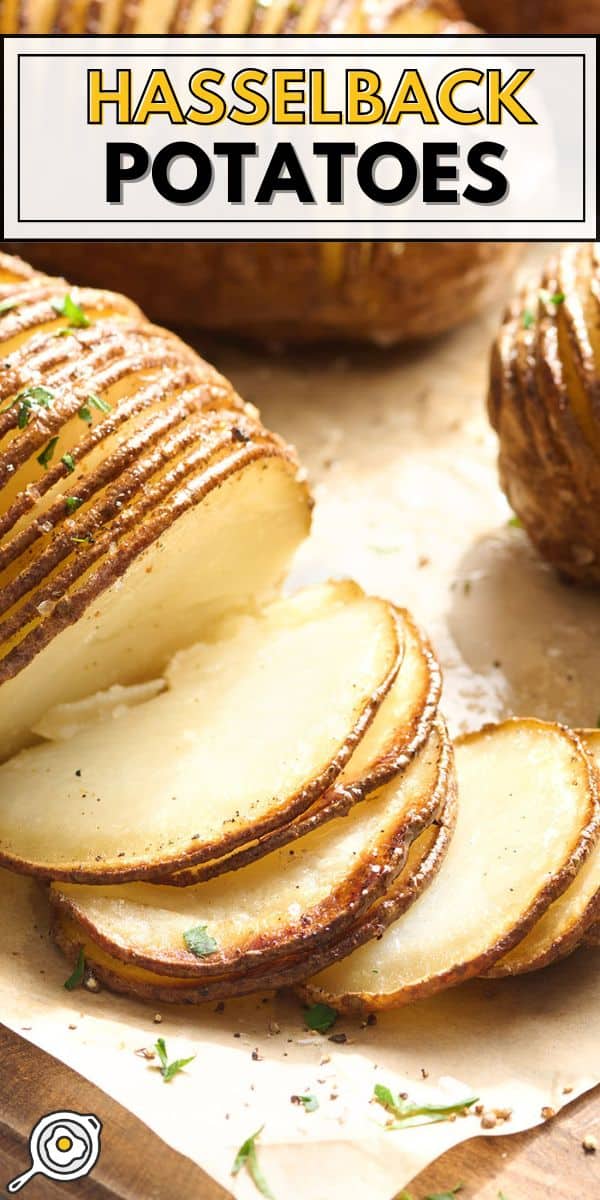 imagen de pin de patatas hasselback