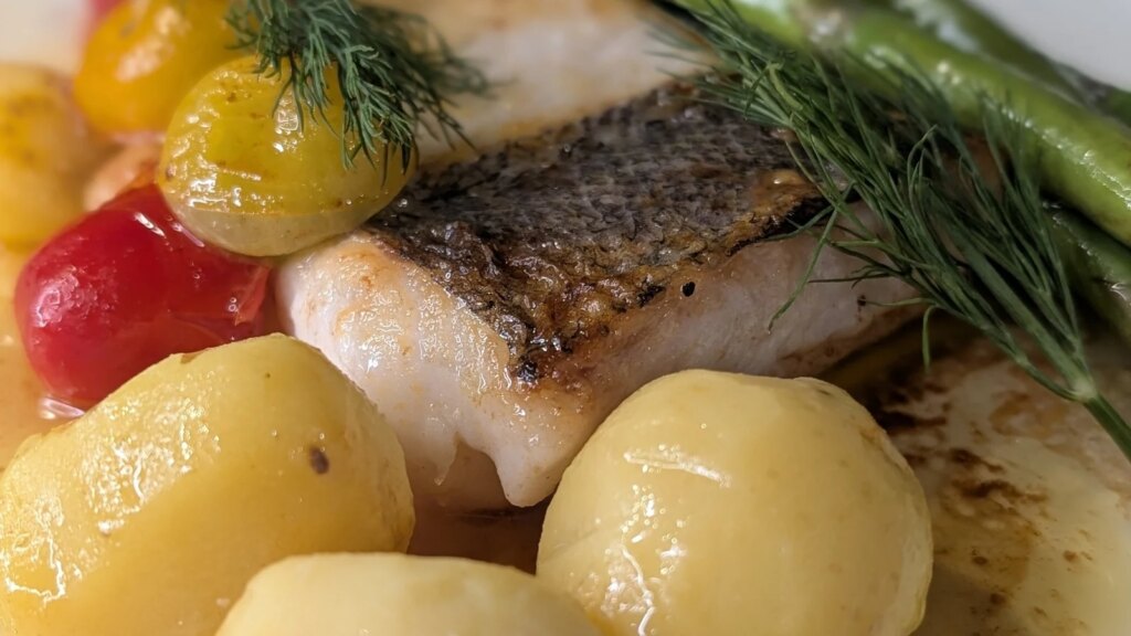 Merluza de Paul Flynn con espárragos: Hoy