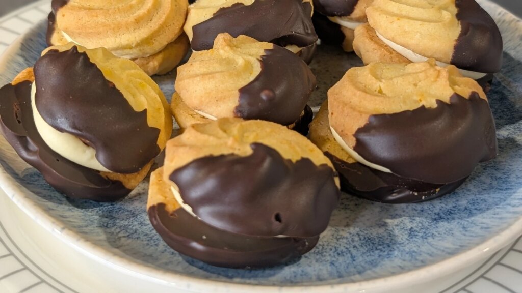Sándwiches de galletas de chocolate y naranja de Shane Smith: hoy