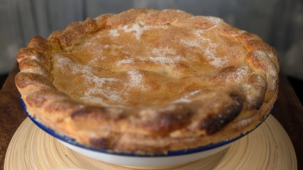 Tarta de manzana y natillas de Shane Smith