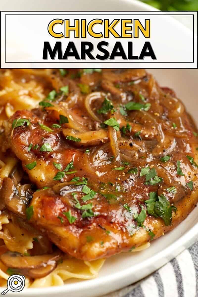 alfiler de pollo marsala.