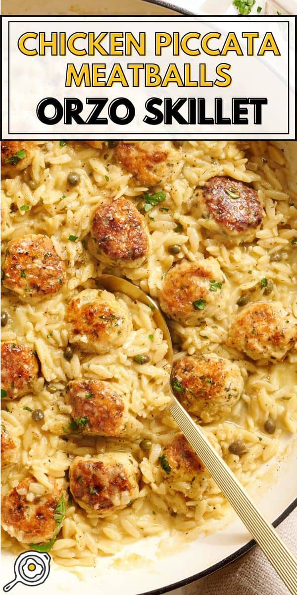 Albóndigas de pollo piccata imagen pin