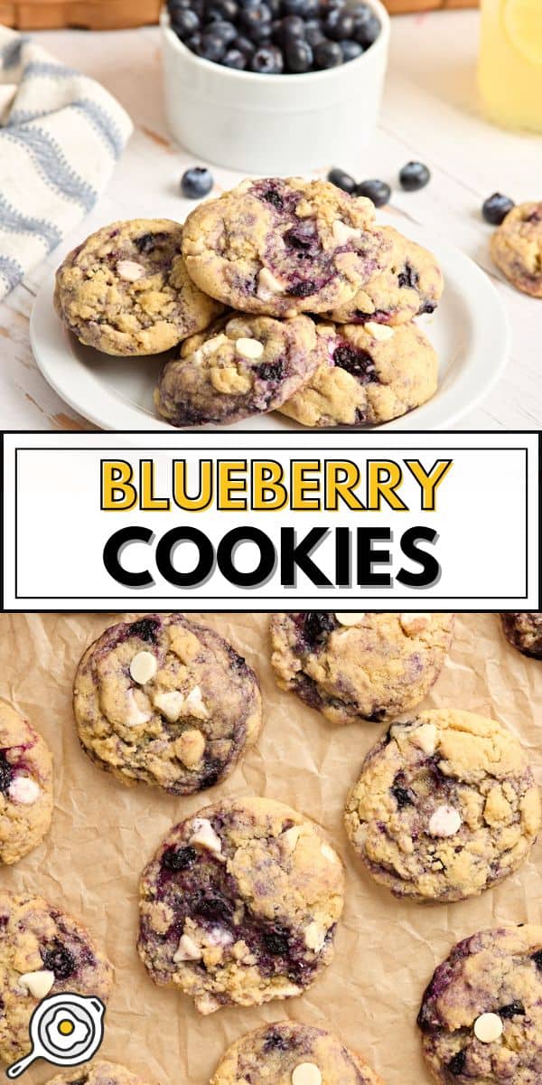 Imagen de pin de galletas de arándanos