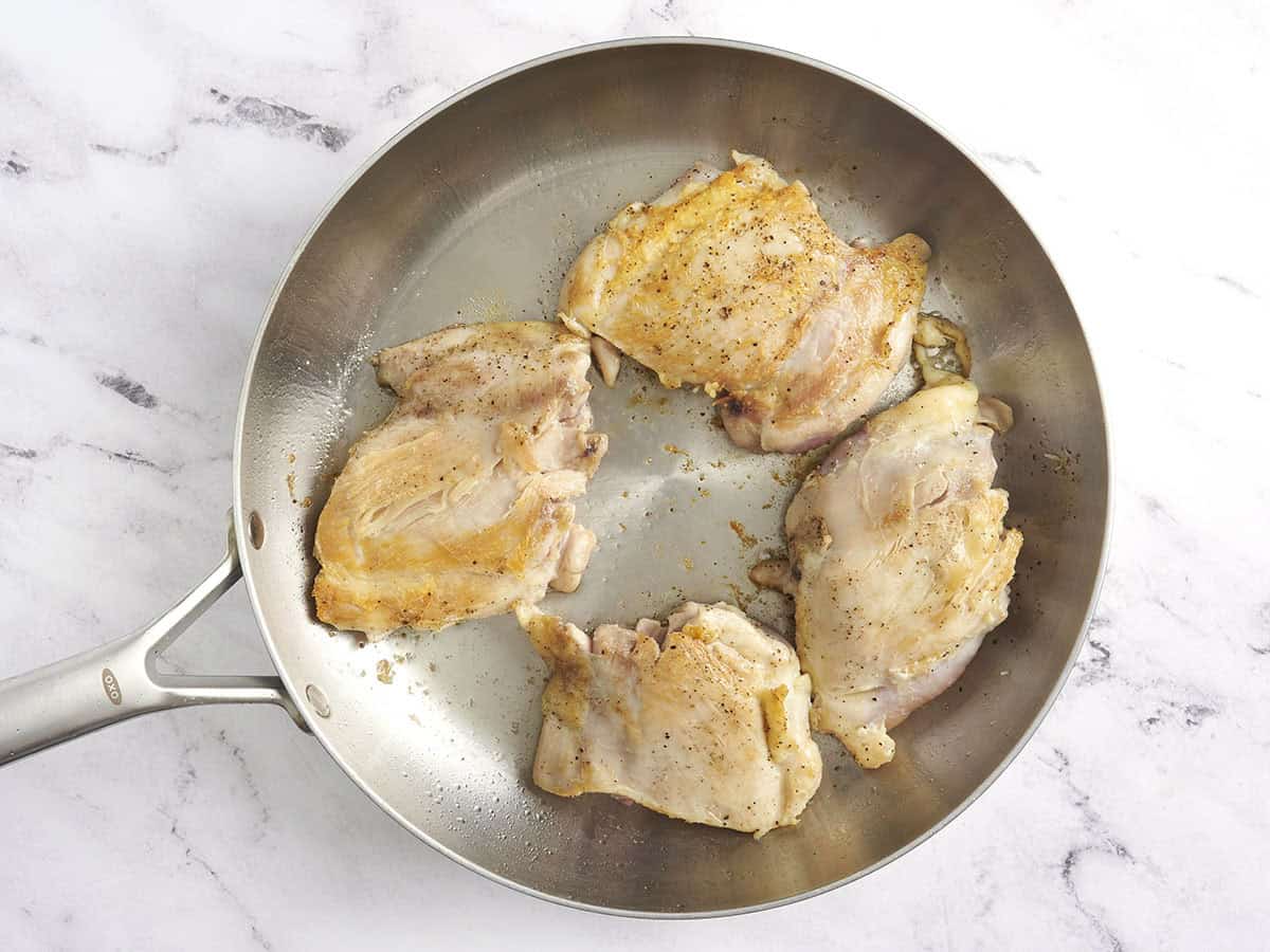 muslos de pollo