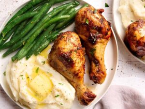 Muslos De Pollo Al Horno
