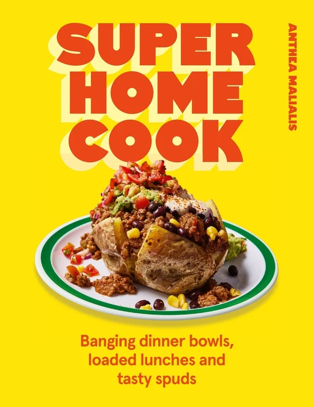 La portada del libro de cocina Super Home Cook
