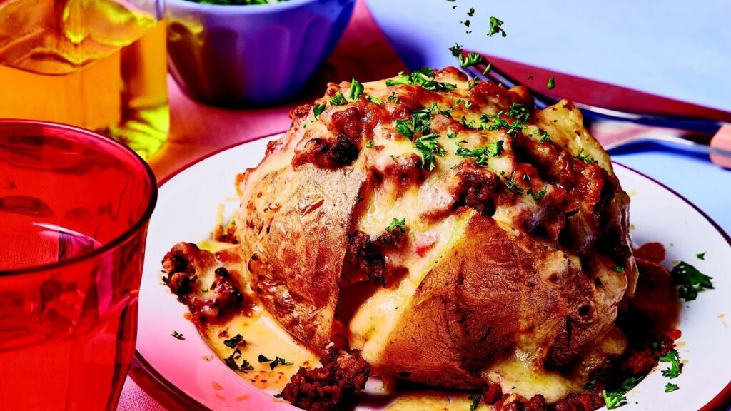 Receta de patatas asadas estilo lasaña