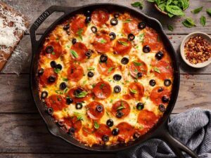 Cazuela De Pizza En Sartén