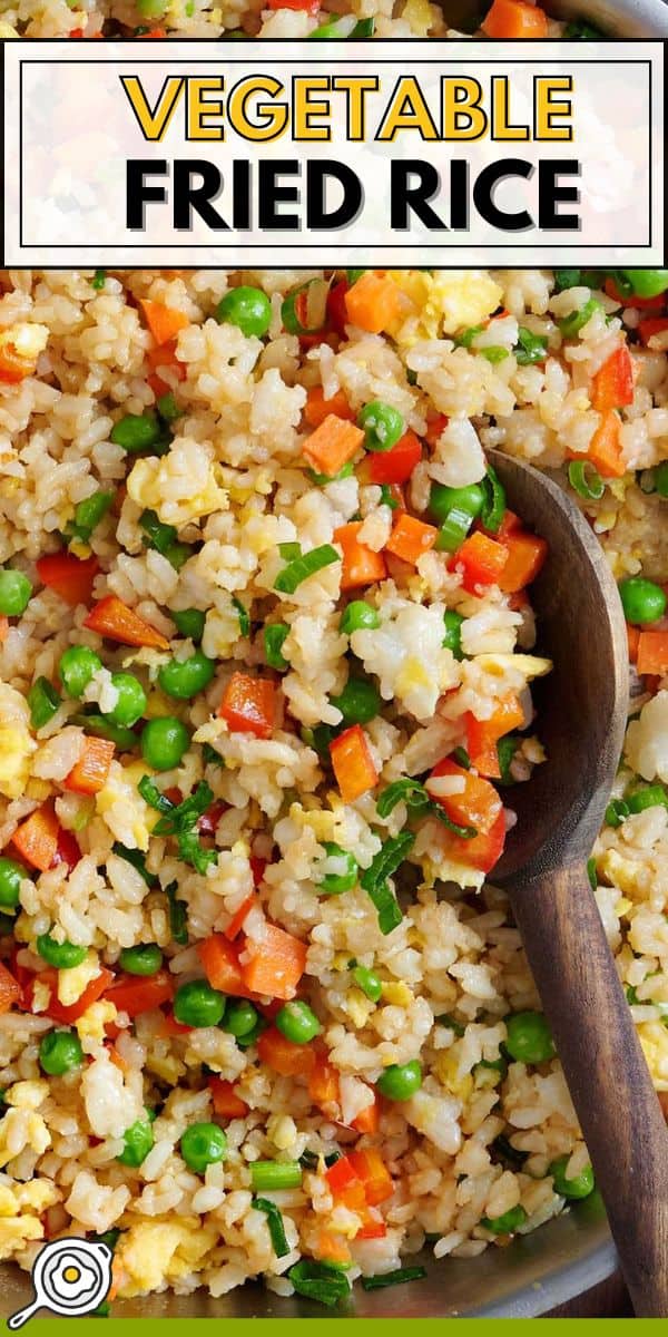 imagen de pin de arroz frito con verduras