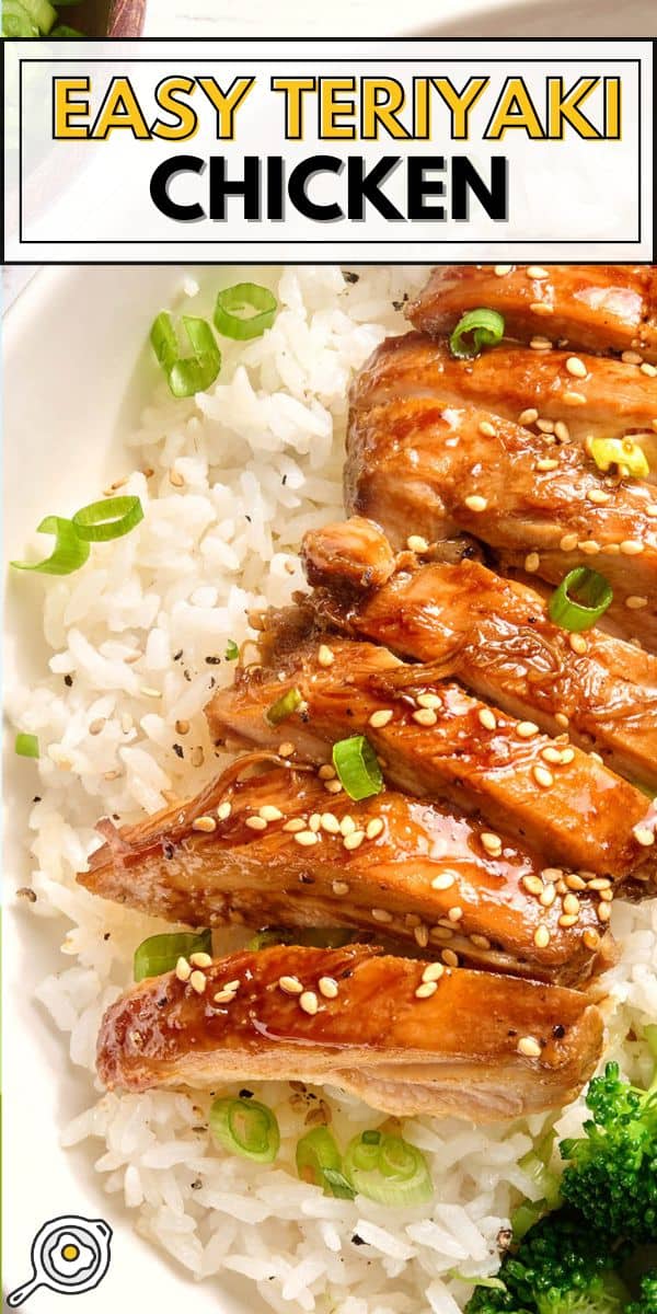 imagen de pin de pollo teriyaki fácil