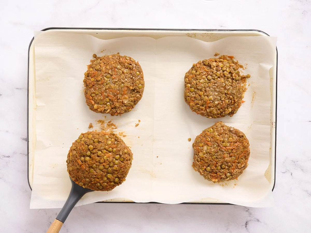Imagen de pin de hamburguesas de lentejas