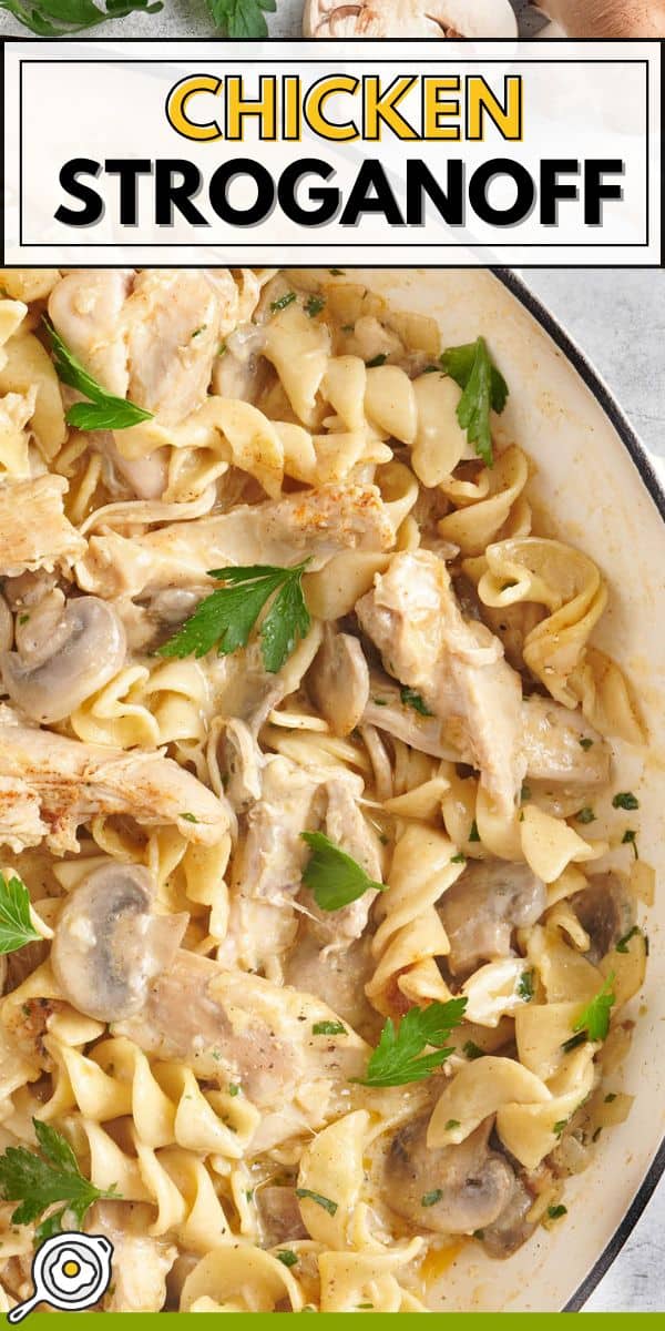 imagen de pin de pollo stroganoff
