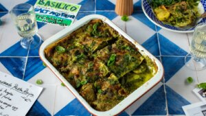 Cocina italiana de Donal: lasaña al pesto