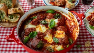 Cocina italiana de Donal: albóndigas al horno y pan de ajo