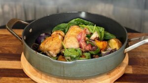 Pollo con vinagre de malta y champiñones de Paul Flynn: hoy