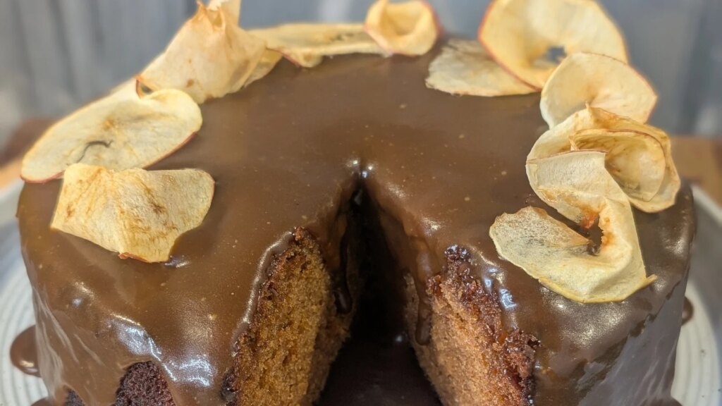 Tarta de manzana con caramelo de Eunice Power