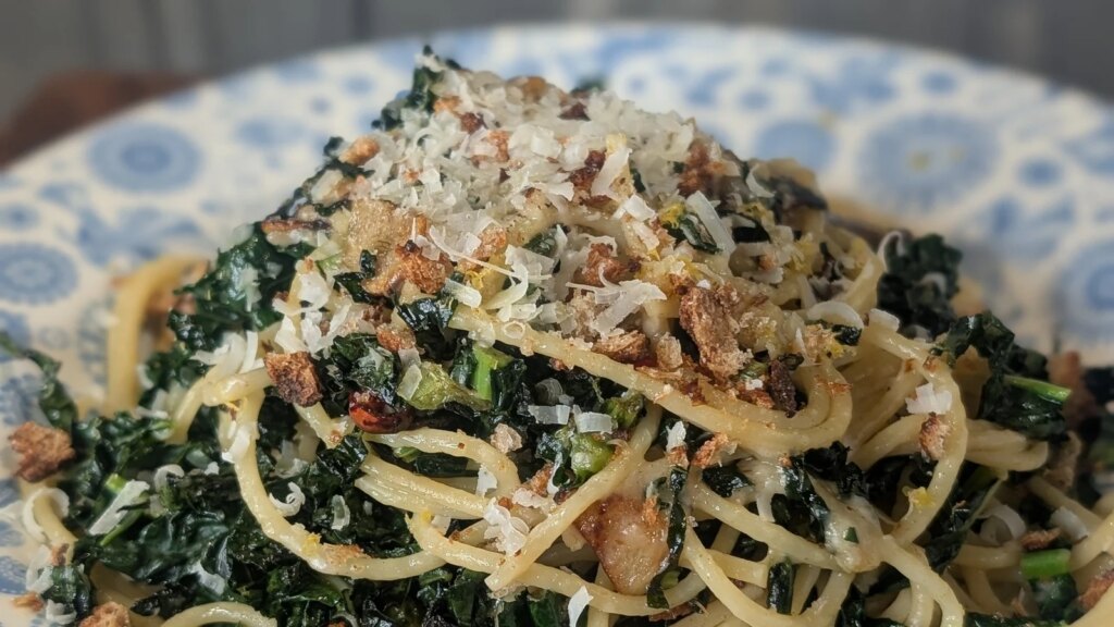 Pasta de mantequilla de limón de Eunice Power con cavolo nero: hoy