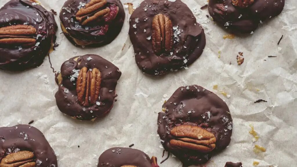Recetas de bocados de nueces y chocolate de Tim Spector