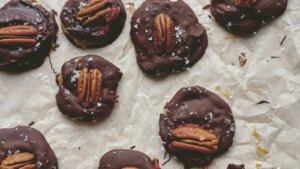 Recetas de bocados de nueces y chocolate de Tim Spector