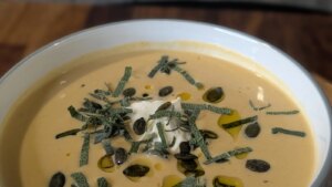 Sopa de chirivía y calabaza asada con especias de Wade Murphy