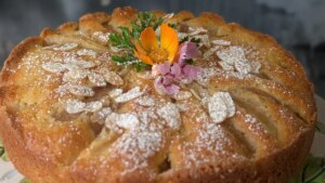 Pastel de pera italiano de Catherine Fulvio